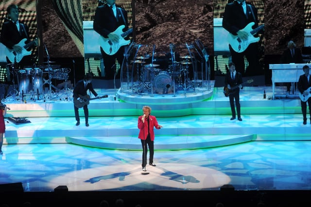 Singer-songwriter Rod Stewart who has sold more than 120 million records worldwide graced the stage for the first time in September 2013