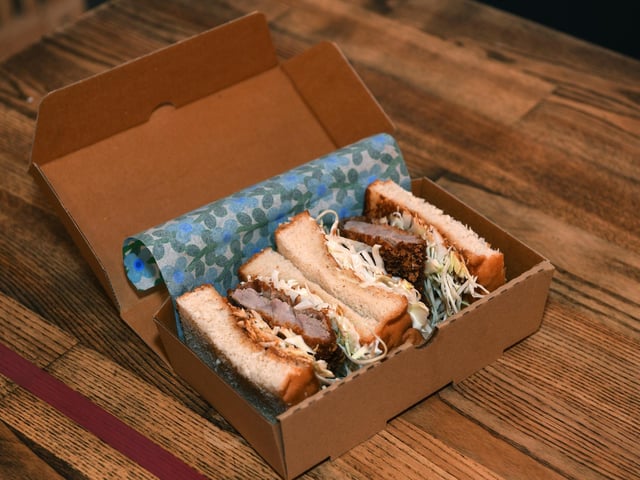 The food at Shokupan is freshly made by Alan Tang and one of the key dishes is the katsu sando, made with Japanese milk bread (known as shokupan)