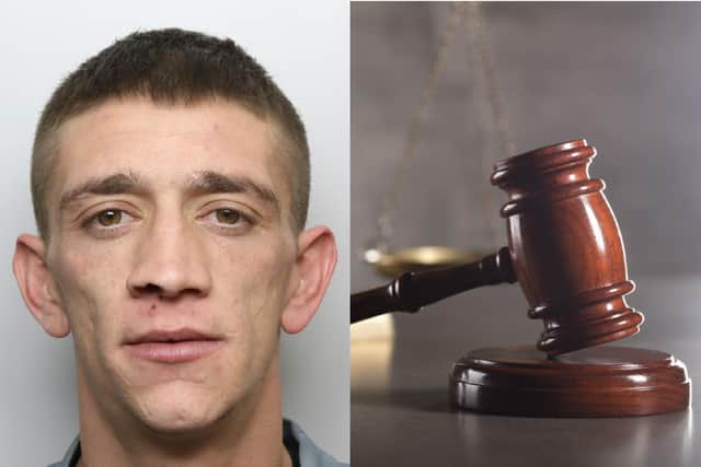 Bradley Pickles appeared at Leeds Crown Court this week to be sentenced for breaching a non-molestation order and a restraining order (Photo by WYP/Adobe Stock)