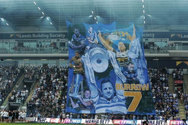 Leeds Rhinos paid tribute to club legend Rob Burrow with an epic victory against Hull KR. Picture by Steve Riding.