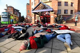 Extinction Rebellion have previously held protests in Leeds. Image: Simon Hulme