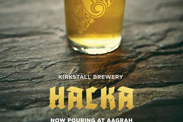 Aagrah restaurant now pouring new Kirkstall Brewery Halka house beer
