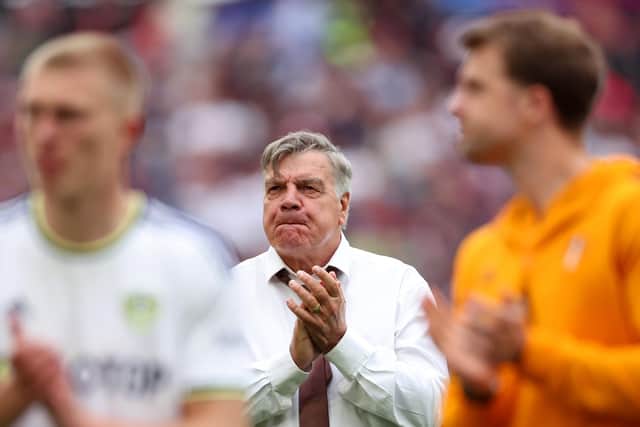 THAT'S PRIVATE - Sam Allardyce says Leeds United's position did not take much working out, given his experience. Pic: Getty