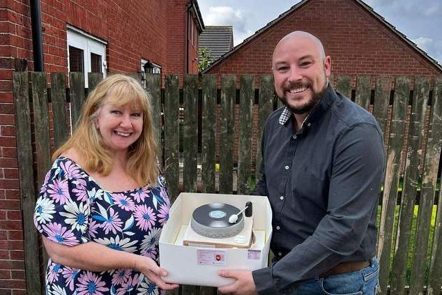 When a man in Fife ordered a cake for his wife's 60th birthday party from Wendy’s Cakes, Bakes and Makes, he had no idea that the business was a whopping 233 miles away in Rothwell. It looked like all was lost until owner Wendy Neary put out an appeal for help. Enter Christopher Quinn whose wife Eleanor had spotted the plea. He was due to travel to Scotland that day and made sure the cake was delivered in time for the celebrations. He is pictured here with Wendy before setting off on his long distance delivery.