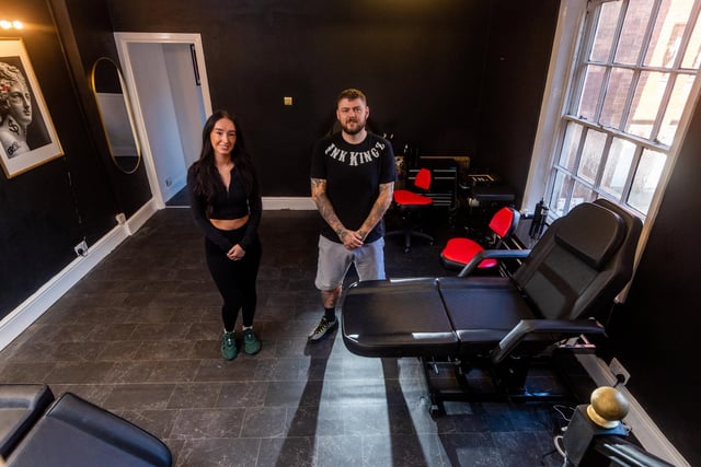 This top-rated tattoo parlour opened its third site in West Yorkshire - and first in Leeds - in September. Originally a tiler, founder James Williams fell in love with the tattoo industry after getting his first tattoo of a black panther on his arm. He's pictured here with salon manager Keira Makin.
