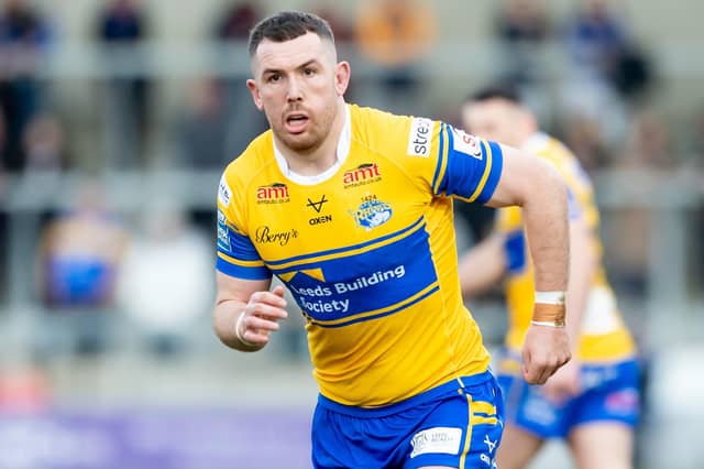 Co-captain Cameron Smith has missed Leeds Rhinos' last five games after suffering an ankle injury in the win at Salford Red Devils on February 22. Picture by Allan McKenzie/SWpix.com.