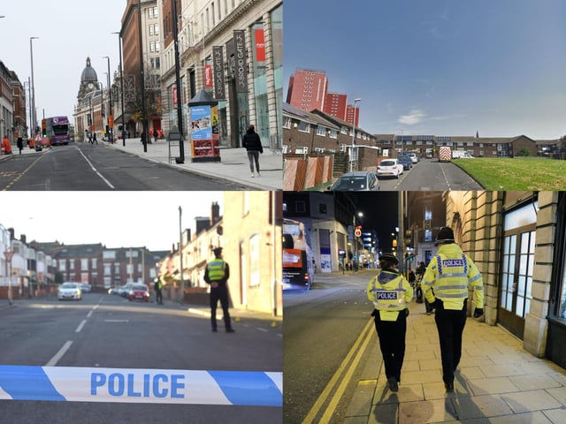 New police figures show the Leeds streets with the most crime between August 2021 and July 2022.