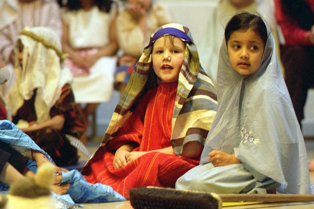 Nativity play at Brudenell Infant School in December 1997.
