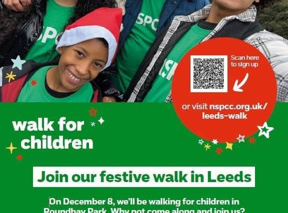 Use the code NOVEMBER for a free adult place on the Walk for Children Leeds.