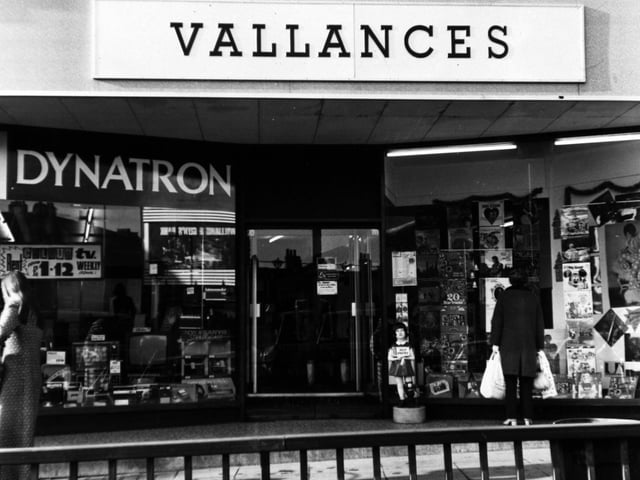 Vallances showing the front entrance at the Corn Exchange in November 1972.