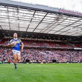 Jarrod O'Connor warms up at Old Trafford ahead of the Grand Final. Picture by Allan McKenzie/SWpix.com.