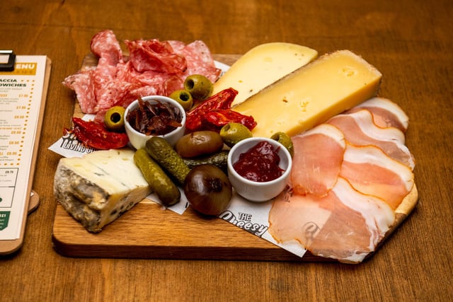 Customers can build their own boards for as little as £14.95. It comes with gourmet crackers, olives, pickles, sun-dried tomatoes, chutney, relish and honey. A range of meat is also available - from pork to duck.