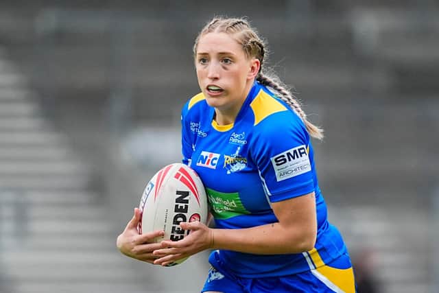Caitlin Beevers could return from a year-long injury layoff when Leeds Rhinos visit Huddersfield Giants on Sunday. Picture by Olly Hassell/SWpix.com.
