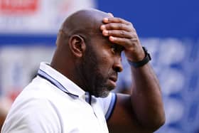 Darren Moore has left Sheffield Wednesday by mutual consent ahead of the 2023/24 season. (Photo by Richard Heathcote/Getty Images)