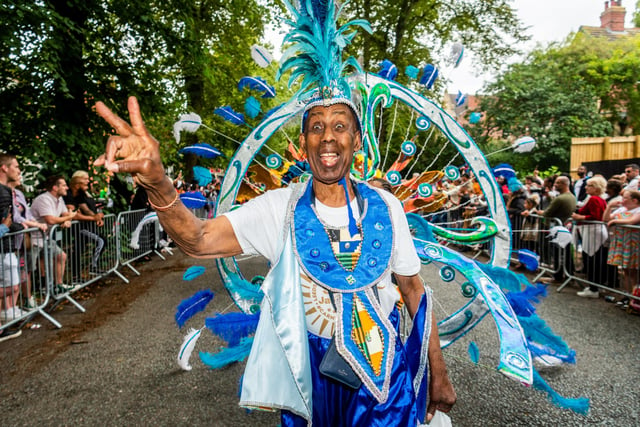 The carnival sees streets lined with people in colourful costumes, dancing to Soca music and enjoying the lively atmosphere.