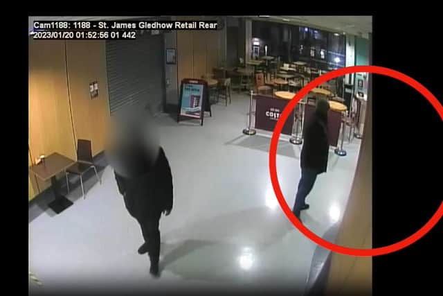 Mohammad Farooq at the branch of Costa in the Gledhow Wing at St James's Hospital. Farooq, 29, was jailed today.