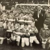 The Wakefield Schools team at Wembley in 1986. Picture by RFL,