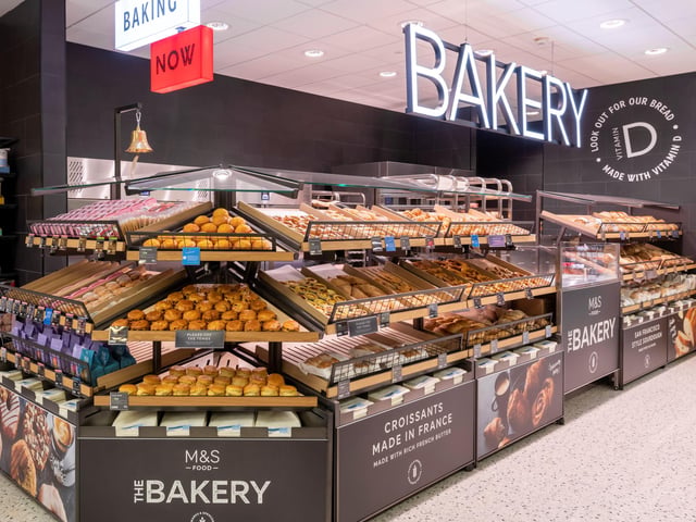 The new bakery section