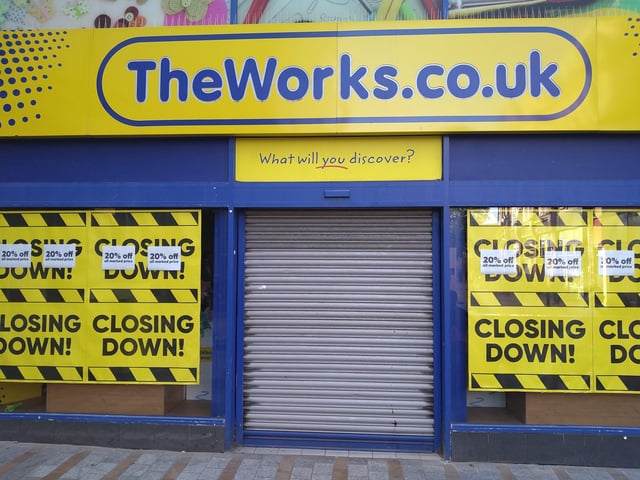 The Kirkgate branch of the chain, which sells books, art supplies, stationary and toys, has now shut following a closing down sale. There are still several The Works shops open in Leeds, including in the Merrion, Kirkstall Bridge and White Rose shopping centres.