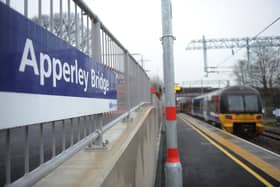 Rail users between Leeds and Apperley Bridge are asked to expect delays and cancellations this afternoon.