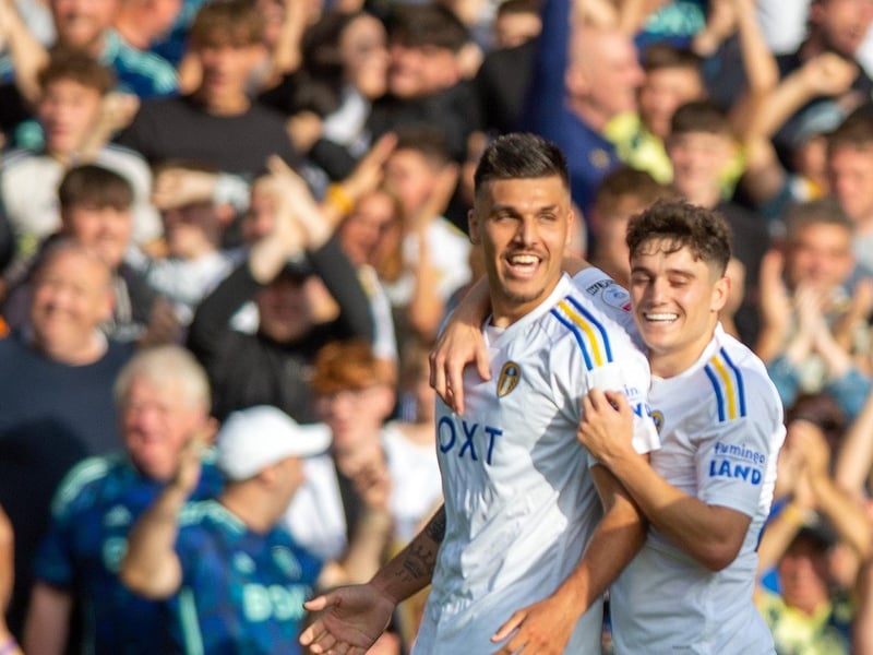 Took his goal expertly. Some of his link-up play was excellent, some lacked accuracy. Gave away a few needless fouls. (Pic: Bruce Rollinson)