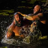 Bray Wyatt takes on Braun Strowman in a 'Wyatt Swamp Fight' (Photo: WWE.com)