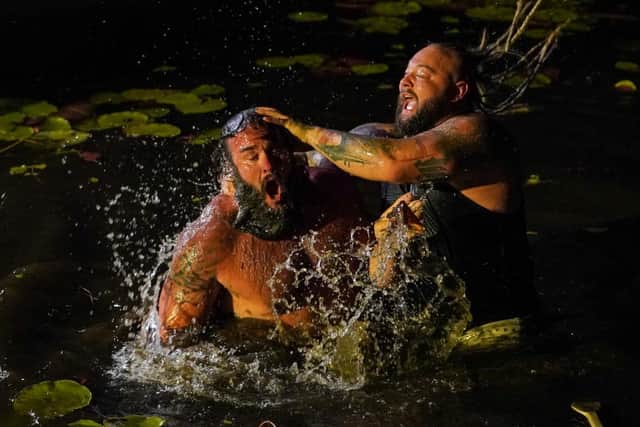 Bray Wyatt takes on Braun Strowman in a 'Wyatt Swamp Fight' (Photo: WWE.com)