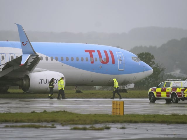 The airport was closed after the incident