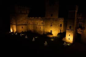 Castle Terrace by Torchlight at Raby Castle