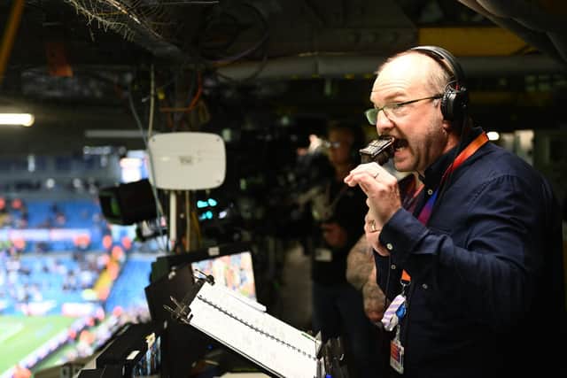 Sky Sports commentator Dave Woods. Picture by Simon Wilkinson/SWpix.com.