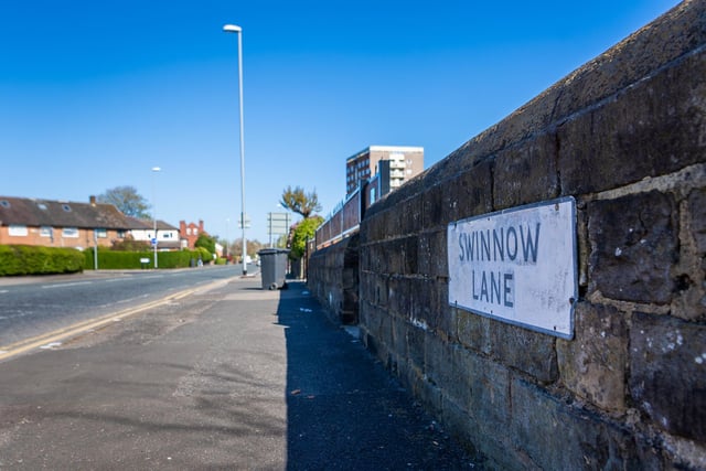 Swinnow is a housing estate in west Leeds, situated between Bramley and Pudsey. Historically the estate was a part of the Rhubarb Triangle - an area of Leeds known for producing a large portion of British rhubarb from the 1800s.