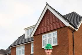 James Latham, 20, from Scholes in Leeds, joined Redrow as an apprentice brick layer in August 2024.