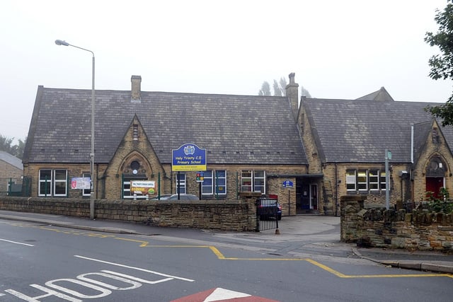 Ossett Holy Trinity CofE VA Primary School, in Ossett, Wakefield, was rated Outstanding following an inspection in 2008. After a reinspection in September 2022, it was rated as Requires Improvement. Pictured in 2013.