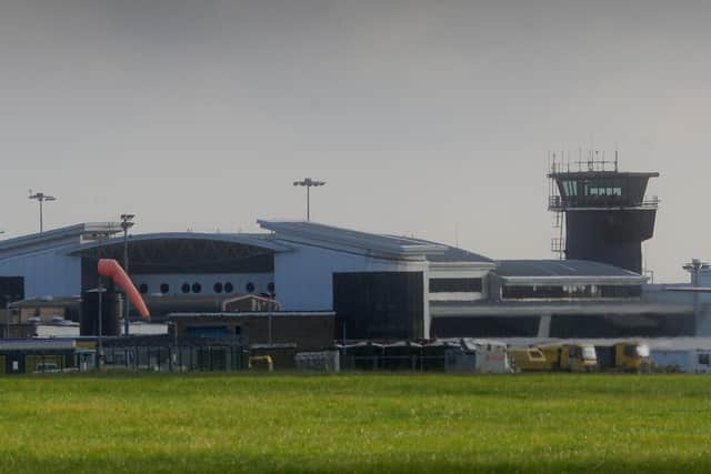 Leeds Bradford Airport..30th October 2019.Picture by Simon Hulme