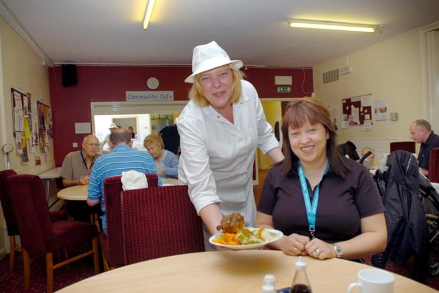 The new community centre cafe in Blackhall can be seen in this 2008 photo.
