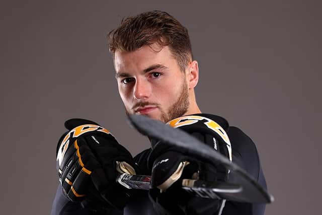 READY FOR ACTION: Liam Peyton is excited about the opportunity of continuing his pro career in the UK with Leeds Knights> Pictture courtesy of Dalhousie Athletics.