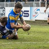 Tom Briscoe's return to fitness has been welcomed by Rhinos skipper Kruise Leeming.  Picture by Tony Johnson