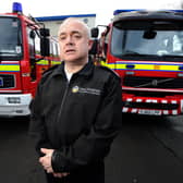 West Yorkshire Fire Service Assistant Chief Officer Dave Walton at Birkenshaw Fire HQ.