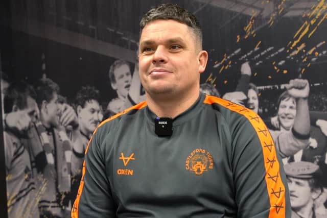 Scott Murrell is Castleford Tigers' new reserves' coach. Picture by Castleford Tigers.