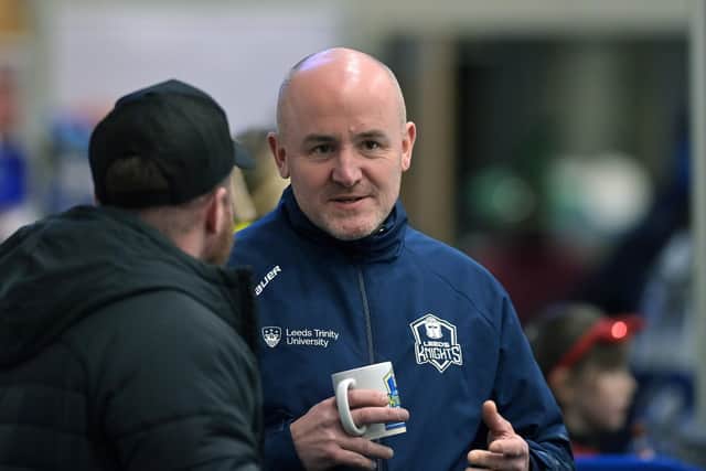 AWARE: Leeds Knights' head coach Ryan Aldridge. Picture: Jonathan Gawthorpe