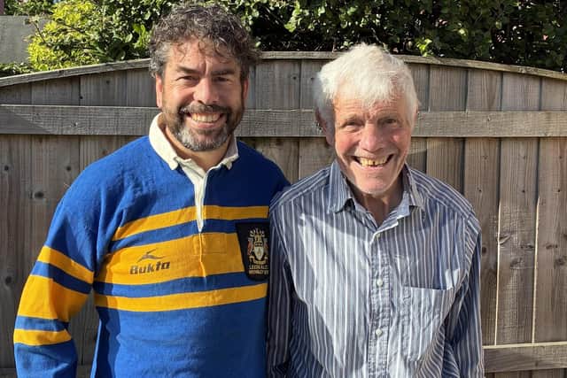 Ben Sanderson will be running the Rob Burrow Marathon in his former Leeds player dad John 'Sammy' Sanderson's 1978 Challenge Cup Final shirt.