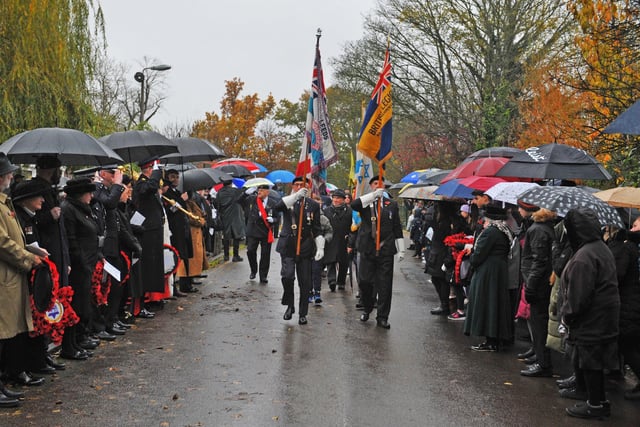 The service was one of a number of events taking place across Leeds for Remembrance Sunday