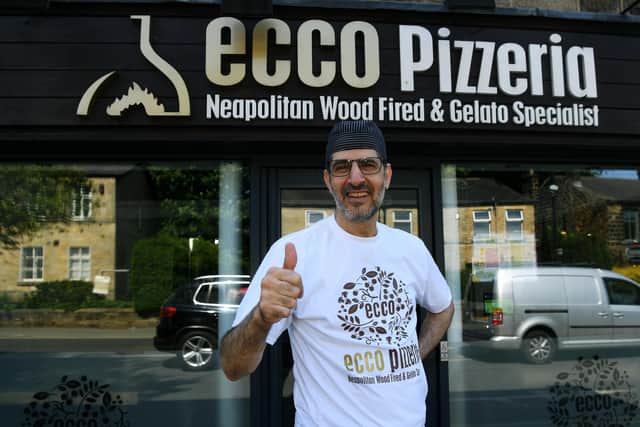 Mohammed El-Abd, head chef at Ecco Pizzeria, has 40 years of experience in the pizza making industry