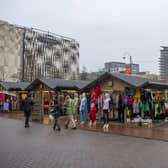 The outdoor stalls at Kirkgate Market in Leeds, where a shipping container-style 'food village' looks set to be created. Picture: Tony Johnson