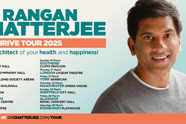 TICKETS ON SALE NOW FROM DRCHATTERJEE.COM/TOUR
