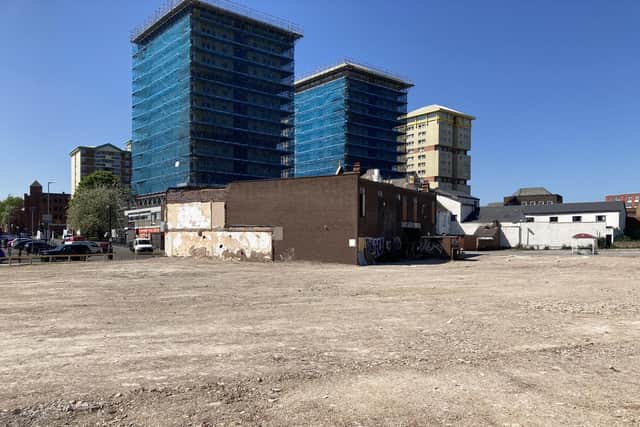 Wakefield Council said over 200 homes would be built a site on Kirkgate which was previously occupied by a Wilkos store and cinema. LDRS image