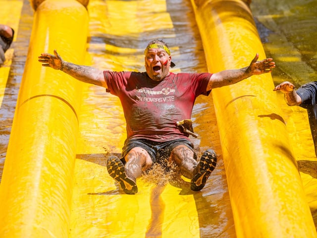 The 12K Warrior features 25 gruelling challenges including mud, water, and fire, 6K Warrior: A shorter, slightly easier distance for beginners