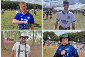 Leeds United fans have been showing their support at Leeds Festival 2023