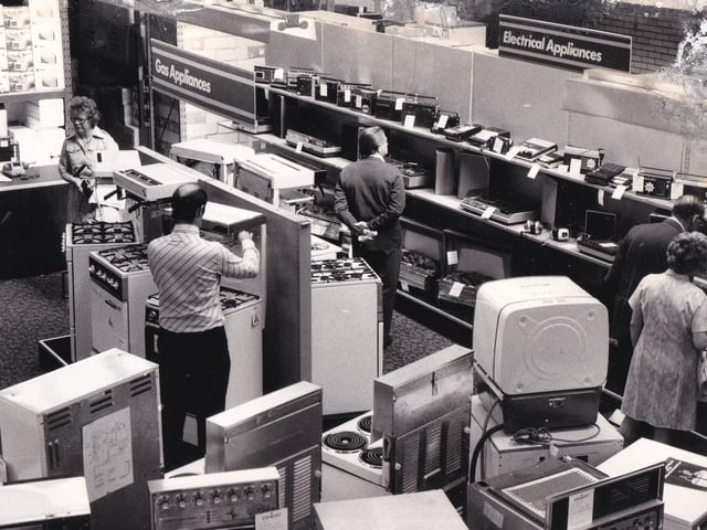 The gas and electricity appliances on offer to customers.