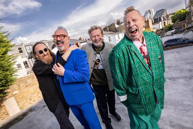 Public Image Ltd: (l-r) Lu Edmonds, Scott Firth, Mark Roberts, John Lydon
